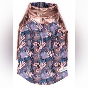 Lucy & co enchanted forest dog puffer reversible size s